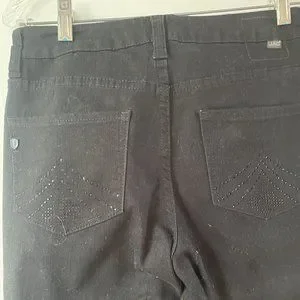 Jean Jag Jeans Noir Coupe Droite Taille 2P Pour Femmes - Occasion Très Bon État